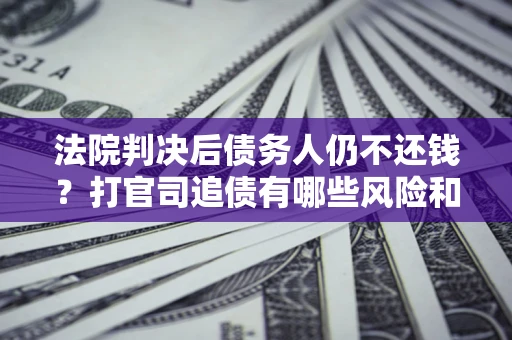 武汉法院判决后债务人仍不还钱？打官司追债有哪些风险和技巧？