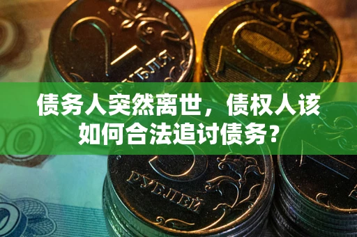 武汉债务人突然离世，债权人该如何合法追讨债务？