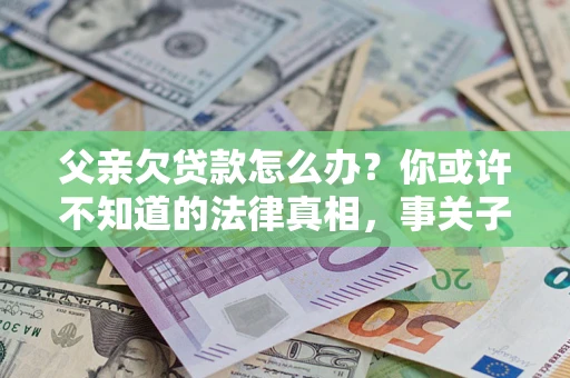 武汉父亲欠贷款怎么办？你或许不知道的法律真相，事关子女未来