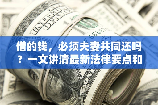 武汉借的钱，必须夫妻共同还吗？一文讲清最新法律要点和避坑指南