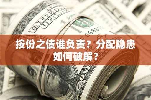 武汉按份之债谁负责？分配隐患如何破解？