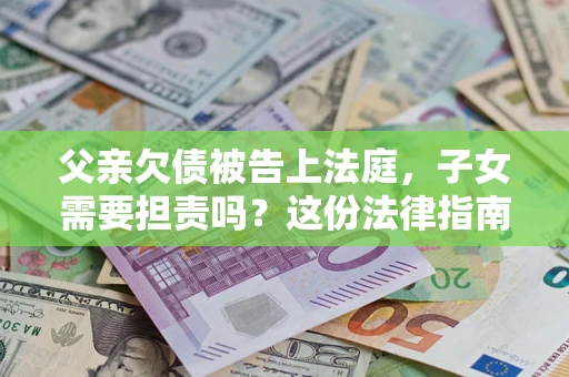 武汉父亲欠债被告上法庭，子女需要担责吗？这份法律指南必须看完