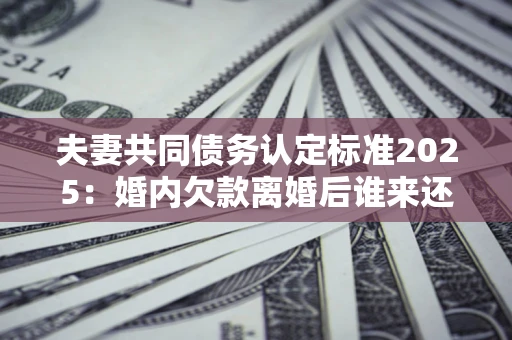 武汉夫妻共同债务认定标准2025:婚内欠款离婚后谁来还? 武汉夫妻共同债务认定标准2025:婚内欠款离婚后谁来还?