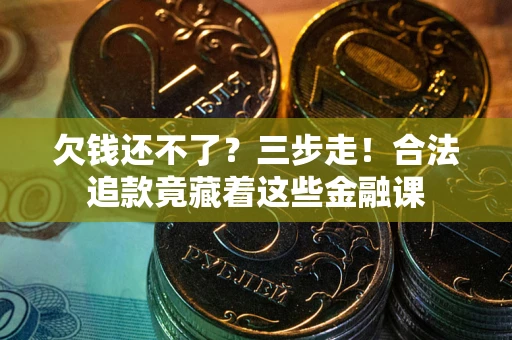 武汉欠钱还不了？三步走！合法追款竟藏着这些金融课
