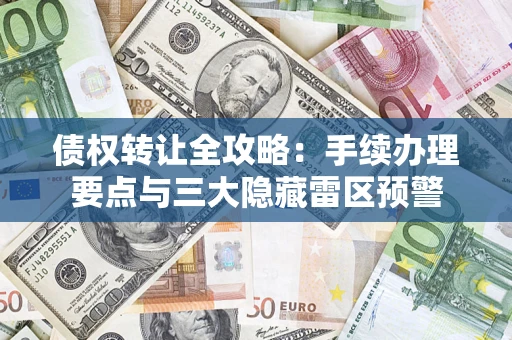 武汉债权转让全攻略：手续办理要点与三大隐藏雷区预警