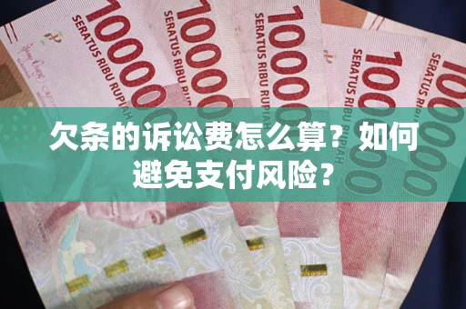 武汉欠条的诉讼费怎么算？如何避免支付风险？