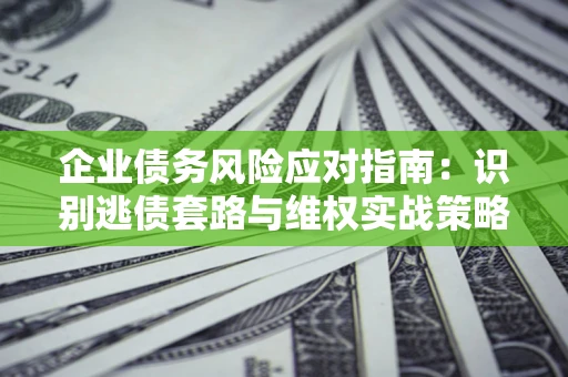 武汉企业债务风险应对指南：识别逃债套路与维权实战策略