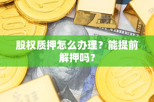 武汉股权质押怎么办理？能提前解押吗？