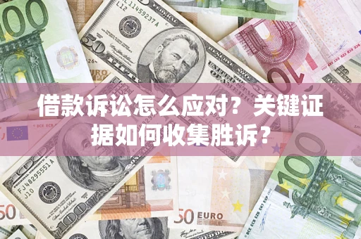 武汉借款诉讼怎么应对？关键证据如何收集胜诉？