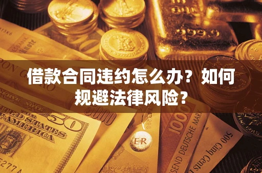 武汉借款合同违约怎么办？如何规避法律风险？