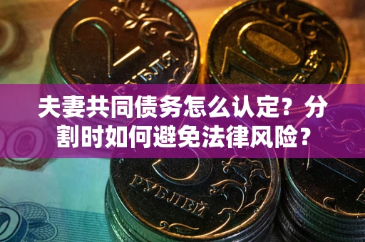 武汉夫妻共同债务怎么认定？分割时如何避免法律风险？